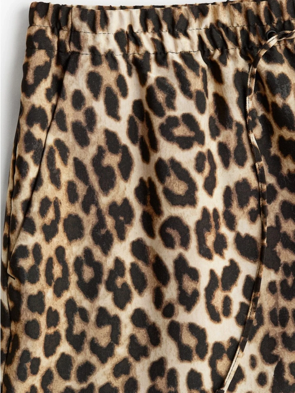 H&M Leopard Print Wide-Leg Pants, Size L, Great Condition - Picture 2 of 14